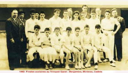 1960 finales_ scolaires_trinquet_Garat