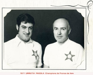 1971_Anaclette_Urrutia_Pagola_Champions_de_France_Sare